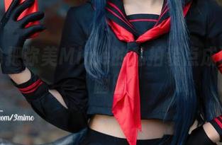 用黑色把弥美Mime的私拍装点成诙谐的幽暗