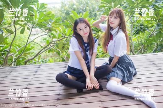 爱蜜社 - 水手服写真来了，身边的海鸥是不是早已被Angela小热巴迷住了？图片得赶紧保存！